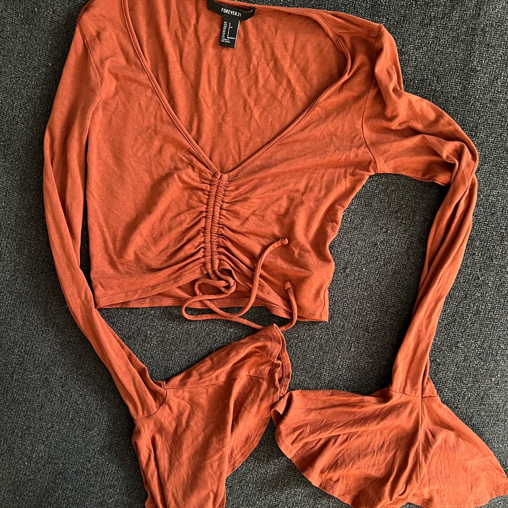 Forever 21 rustic orange top